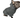 Graphite Dog Hoodie "NASA"