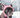 Knitted Pink Dog Hat