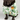 Black dog wearing tropical pineapple print cotton button-up shirt