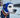 Knitted Blue Dog Hat