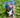 Blue Sheep Print Dog Bucket Hat